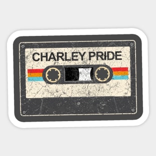 kurniamarga vintage cassette tape Charley Pride Sticker